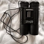 Bushnell Powerview Compact Folding Binoculars 10X25MM Black Roof Prism. Fixed Price $13.99.