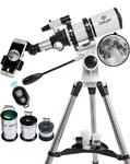 Gskyer Telescope, Telescopes For Adults, 80MM Az Space Astronomical Refractor.... Fixed Price $242.03.