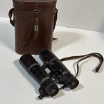 Vintage Jagd Dialyt 6X42 Hensoldt Wetzlar Leather Binoculars - And Case. Fixed Price $200.00.