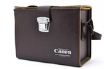Near Mint Canon Genuine Vintage Leather Camera Bag Brown Hard Case Box Japan. Fixed Price $59.99.