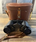 Vintage Kendon 8X30 Field Degree Binoculars W/ Leather Case, Made Japan. Fixed Price $22.00.