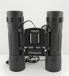 Polaroid Compact Binoculars Shock, Sand & Dust Proof, Water Resistant / 10X25. Fixed Price $12.99.