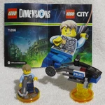 Lego Dimensions Fun Pack 71266 City Police Helicopter & Chase Mccain Retire. Fixed Price $39.99.