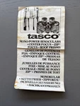 Tasco Mono Power Binoculars: Comprehensive Center Focus Instruction Manual. Fixed Price $8.99.
