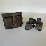 Vintage Megaphos Paris Stereo Prism Binoculars W/ Leather Case France As-is. Fixed Price $25.46.