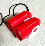 Toysmith Mini Binoculars - Kids Pocket Sized Red & White. Fixed Price $8.79.