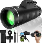 Yegass 40X60 Monocular Telescope With Smartphone Adapter And Case. Fixed Price $39.92.