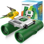 Uscamel Kids Binoculars Ages 4-8: 8X21 Compact Waterproof Green. Fixed Price $28.64.