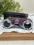 Vintage Brown Selsi 2X Binocular Opera Glasses Leather Case Japan. Fixed Price $39.00.
