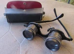 Vintage Selsi 2.5X Coated Adjustable Binocular Glasses With Case. Fixed Price $24.00.