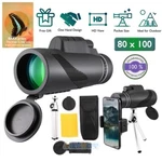Much Day/night Vision 80X100 Telephoto Zoom Monocular BK4 Prism Telescope+bag. Fixed Price $22.59.