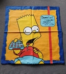 Rare Vtg Bart Pillow Cover Case Damn Tv Simpsons 18". Fixed Price $45.00.