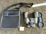 Binoculars Minolta Zoom Standard Ez 8X- 20X50 With Case Vtg. Fixed Price $39.95.