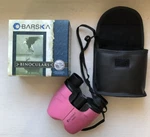 Barska 10X25 Colorado Pink Binoculars W/ Carry Case & Neck Strap Model #CO11370. Fixed Price $19.99.