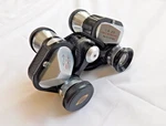 Scope Mini Binoculars Model 3811 Extra Wide Angle 7X25, Focus Wheel Works Stiff. Fixed Price $17.95.