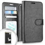 Gsa Deluxe Leather Flip Wallet Case For Samsung Galaxy Note 10 Plus - Black. Fixed Price $11.99.