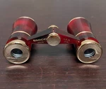 Vintage Tasco Japan X 23 Opera Binoculars Burgundy & Gold #89559. Fixed Price $42.00.
