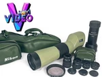 Near Mint Nikon Fieldscope D=60 4 Eypiece 80MM Attachment 3 Cases From Japan. Fixed Price $319.99.