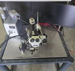 Thorlabs Optical Breadboard, W/ Sciencedesk Frame, Microscope, Cameras, And Lens. Fixed Price $4500.00.