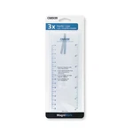 Carson Magnimark 3X Fresnel Bookmark Magnifier W/6" Ruler Bible Scripture Read. Fixed Price $6.10.