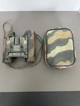 Simmons Camo Hunting Binocular With Case. Made Korea 8X21 Model 1139. Fixed Price $12.00.