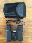 Bushnell 8X21 Powerview Compact Lightweight Binoculars Black With Case 13-2514. Fixed Price $29.95.
