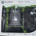 Alpen Optics Night Vision Digital Binoculars Kit With Carry Case, Strap & Tripod. Fixed Price $60.00.