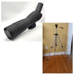 Ncstar Angled Spotting Scope & Dynex Tripod Package. Fixed Price $130.00.