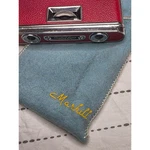 Vintage Markhill Red Leather Folding Opera Glasses Made Japan Binoculars. Fixed Price $40.00.