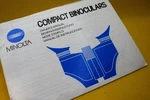 Instruction Manual For Minolta Compact Binoculars. Fixed Price $8.99.