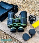 60X50 Day / Night Prism Black And Green Military Binoculars With Pouch New. Fixed Price $44.99.