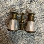 Antique Chevalier Paris French Opera Glasses Binoculars Mother Of Pearl On Brass. Fixed Price $55.00.