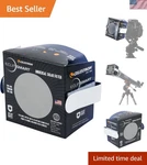 Eclipsmart Folding Solar Eclipse Filter - Safe For Telescope & Dslr Cameras. Fixed Price $41.99.