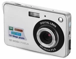 Gordve SJB25 2.7INCH 18MP Mini Digital Camera 8X Zoom Silver Color. Fixed Price $35.00.