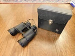 Vtg Sans & Streiffe 816 Guardsman Prima Lock Prisms 7 X 35 Binoculars Orig Case. Fixed Price $24.99.