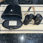 Vintage Bausch And Lomb 9X35 Zephyr Binoculars With Original Case Strap. Fixed Price $170.50.