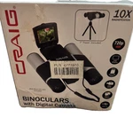 Craig Binoculars With Digital Camera Video, 1.5" Lcd Display Tripod CAC378. Fixed Price $35.00.