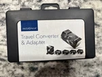 Insignia NS-MTC1875 Travel Converter And Adapter Black. Fixed Price $10.00.