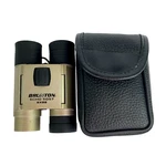 Brunton Echo 5057 Binoculars 8X22 Gold With Pouch - Missing Rubber Piece. Fixed Price $17.99.