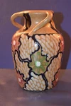 Antique Carl Gebauer Burgel German Pottery Squeeze Bag Glaze PRE-WW2 Arts Cr. Fixed Price $79.99.