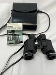 Vintage Wards 7X 35 Wide Angle 11.5" 525FT. At 1000 Yards Binoculars Case-strap. Fixed Price $45.99.