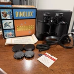 Binolux 4022 7X35 Cf Binoculars Porro Prism Black W/ Case & Accessories. Fixed Price $18.99.