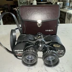 Vtg Empire Super Sport 7X35 Wide Field Binoculars Model 210 (in Minolta Case). Fixed Price $23.00.