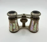 Chevalier Paris Mother Of Pearl Opera Glasses Binoculars With Case Antique 1894. Fixed Price $39.99.