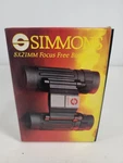 Simmons Travel Binoculars (model 1190) 8X21MM Focus Free. Fixed Price $30.00.