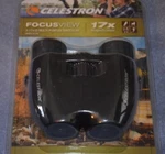 New Celestron Focusview Model 71179 8-17X25 Multi-purpose Binocular Magnific. Fixed Price $49.00.