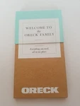 Oreck Elevate Control Conquer Vacuum Owners User Manual Instruction Guide Book. Fixed Price $12.56.