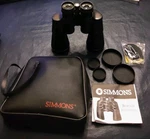 Simmons Redline Binoculars & Bag Model 1107 10X50 Fully Coated Optics Complete. Fixed Price $22.45.