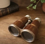 Antique Marquise Paris France Binoculars Opera Theatre Glasses Leather Grip-case. Fixed Price $67.14.