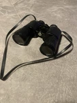 Vintage Sears Binoculars 10X50 Extra Wide Angle Amber Coated Model 2531. Fixed Price $34.99.